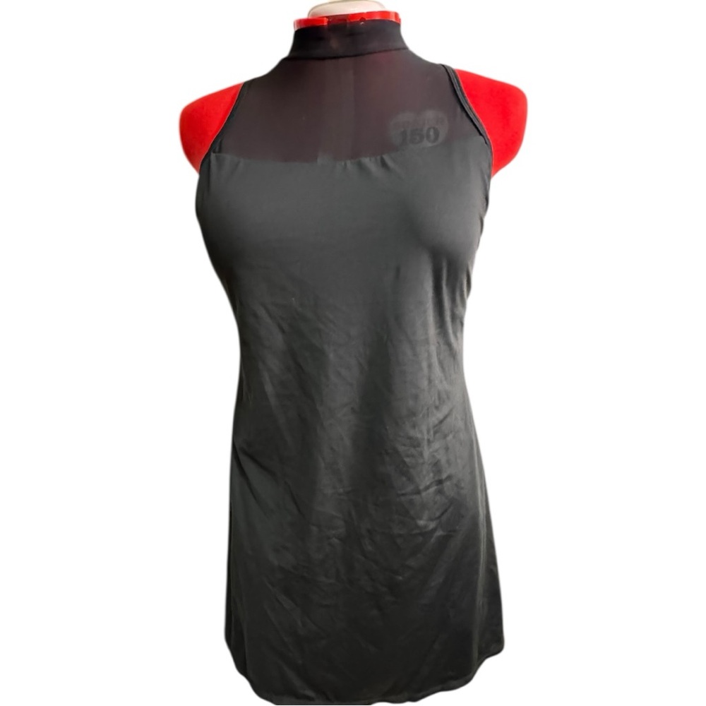 Halara dress XL black mesh top activewear